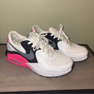 Nike Women's Air Max Sneakers - White, Black, and Pink